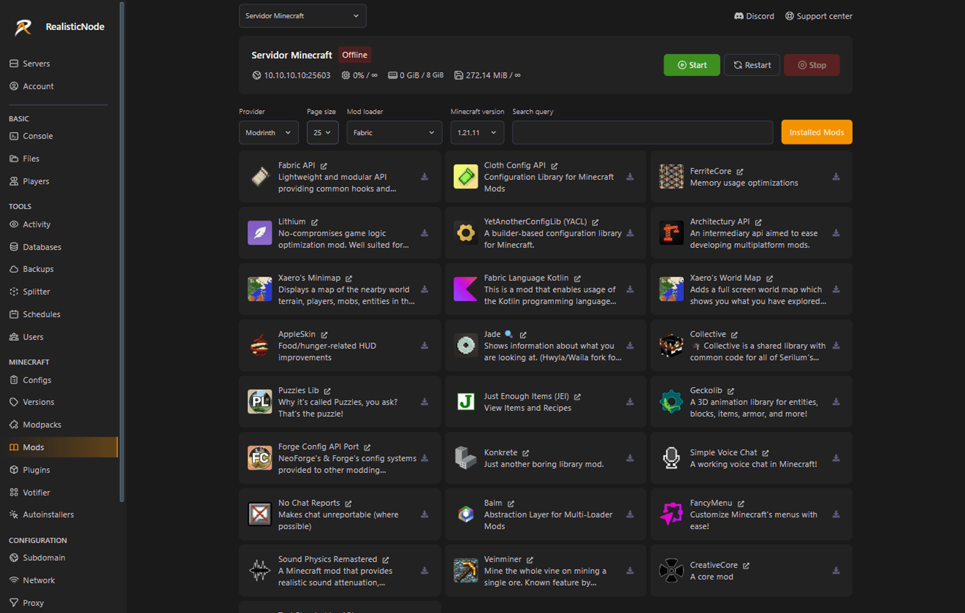 Mod Manager